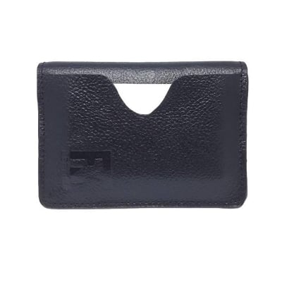 Picture of Cowhide Genuine Leather Card Holder - Black