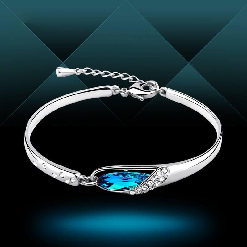Picture of Romantic Crystal Silver Bracelet for Woman(Null) - Silver