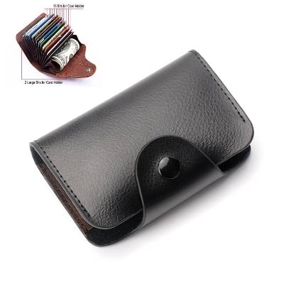 Picture of Fashion Leather Luxury Credit Card Holder - Black