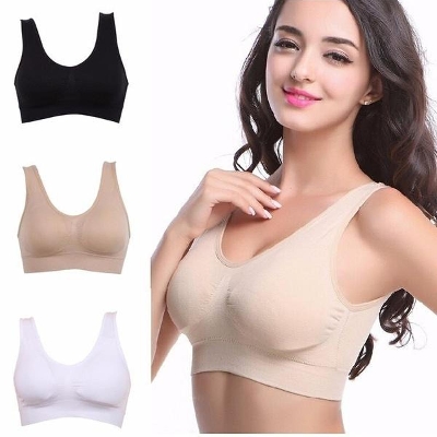 Picture of Pack of 3 Sports Edition push up Bra for Women