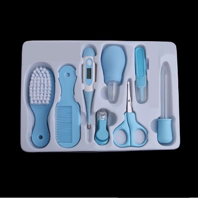 Picture of Baby Health Care Set Portable Newborn Baby Tool Kits Kids - Blue