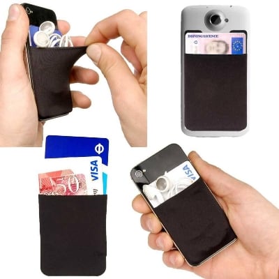 Picture of Silicone Mobile Phone Card Holder - Multicolour -1Pcs
