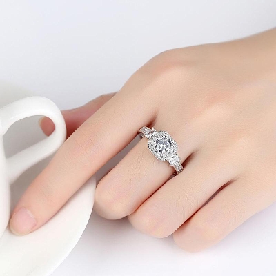 Picture of Luxury Design Trendy Finger Rings for Women(Null) - Silver
