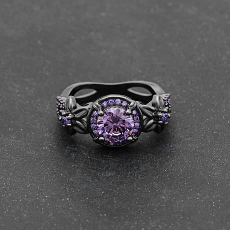 Picture of Black Fashion Luxury Design Jewelry Finger Ring for Women(Null) - Black