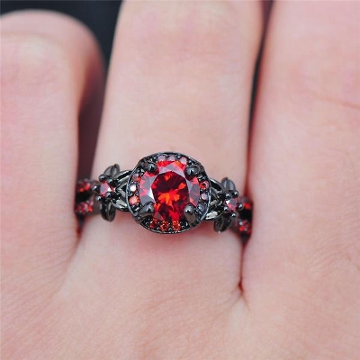 Picture of Black Fashion Luxury Design Jewelry Finger Ring for Women(Null) - Black