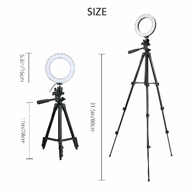 Picture of Full Tripod Stand set for Vedio Live - Silver