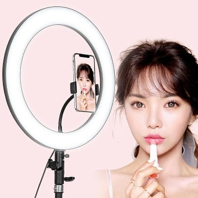 Picture of 11" 120 LED Ring Light  Camera Photo Studio Phone Video - Black