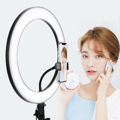 Picture of 11" 120 LED Ring Light  Camera Photo Studio Phone Video - Black