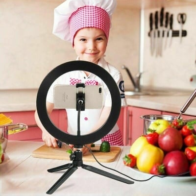 Picture of Studio Ring Light Mini Tripod Set - Black