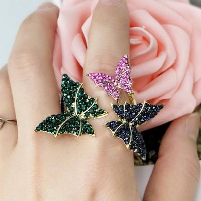 Picture of Butterfly Finger Ring for Woman(Null)
