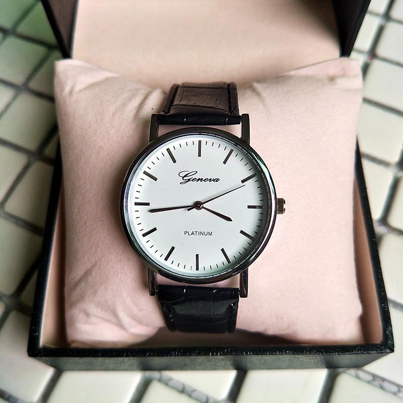 Picture of Leather Analog Watch for Men(Null) - Black