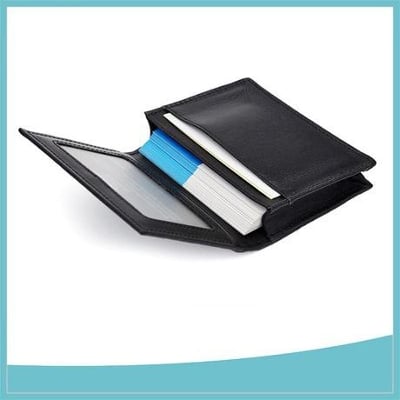 Picture of Pure Leather Card Holder - Black
