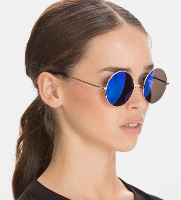 Picture of Round Fashion Sunglass for Men Or Woman(Null) - Blue