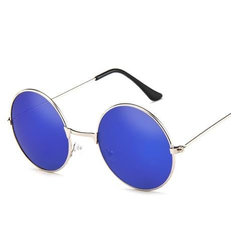 Picture of Vintage Inspired Metal Round Circle Sunglass Markari(Null) - Blue