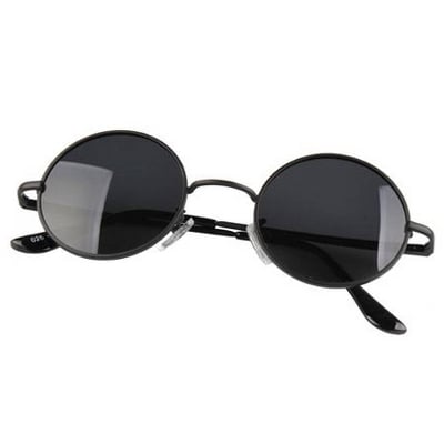 Picture of Classic Style Small Round Shape Sunglasses for Men/Women(Null) - Black