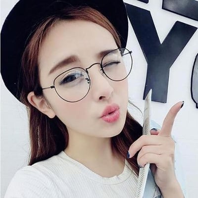 Picture of Men's round Metal Sunglasses Unisex Full Frame UV400 Protection Fashionable Outdoor Eyewear - White