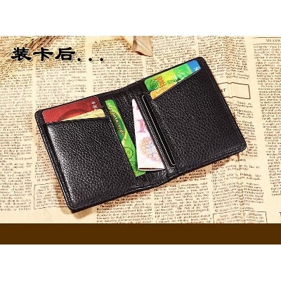 Picture of Pure Leather Card Holder - Black