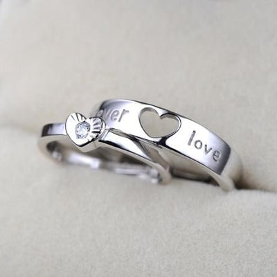 Picture of Couple Luxury Design Finger Ring(Null) - Silver