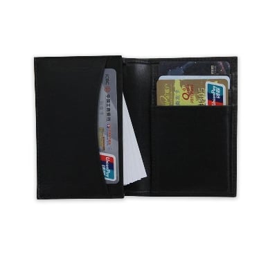 Picture of Pure Leather Card Holder/Wallet - Black