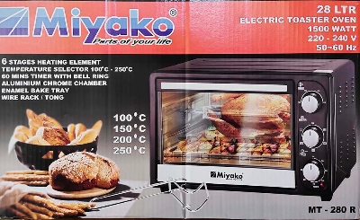 Picture of Miyako Multi Purpose Electric Toaster Oven (MT-280R)
