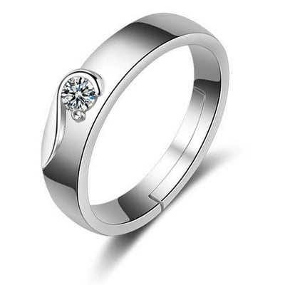 Picture of Zircon Alloy Finger Ring(Null) - Silver