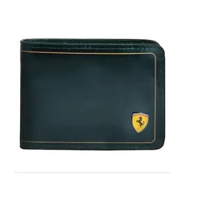 Picture of Men Green Canvas Wallet  (5 Card Slots) - Green