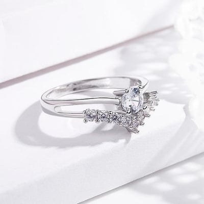 Picture of Simple Design Finger Ring for Women(Null) - Silver