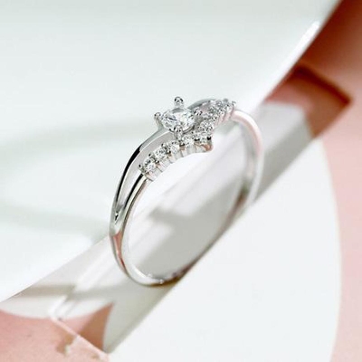 Picture of Luxury Design Trendy Finger Rings for Women(Null) - Silver