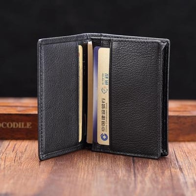 Picture of PU Leather business card Credit Card Holder - Black