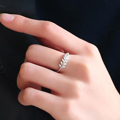 Picture of Silver Fashion Engagement Finger Ring for Women(Null) - Silver