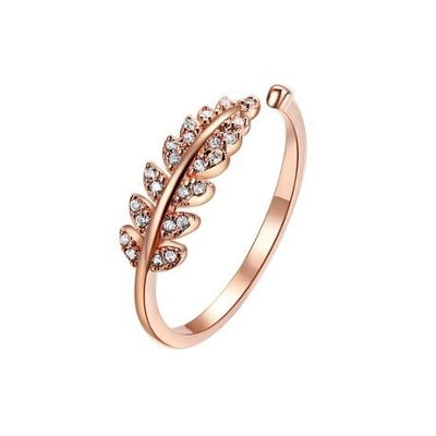 Picture of Crystals Diamond Cut Zircon Finger Ring(Null)