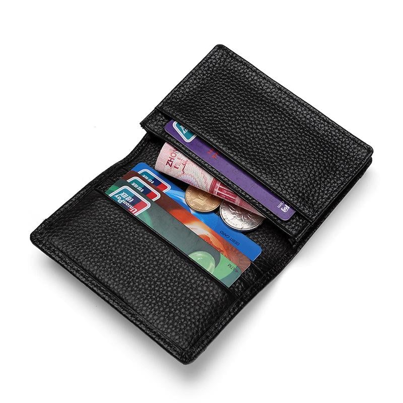 Picture of Leather visiting Card Holder/Wallet - Black