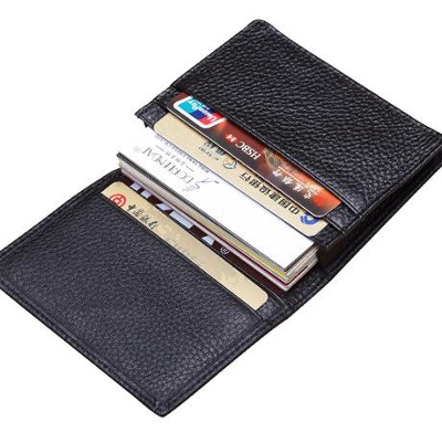 Picture of Leather Men Wallets/Credit Card Holder Cover/wallet - Black