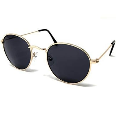Picture of Vintage Inspired Metal Round Circle Sunglass(Null) - Black