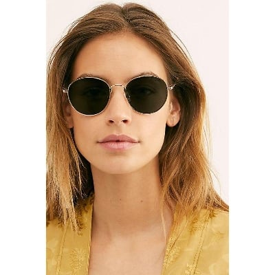 Picture of Classic Style Small Round Shape Sunglasses for Men/Women(Null) - Black