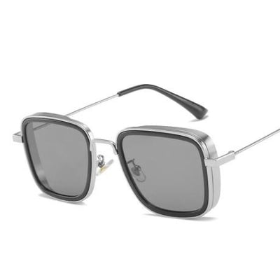 Picture of Square Sunglasses Metal Frame Shades for Men(Null) - Black