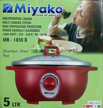 Picture of Miyako Electric Multipurpose Cooker 5 Liter (Multicolor)
