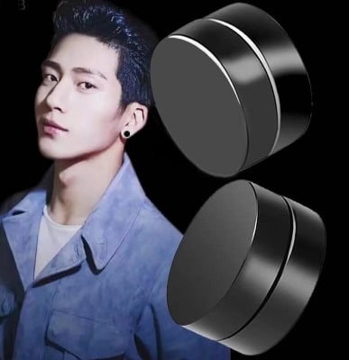 Picture of Men'S Earrings Korean Version(Null) - Black