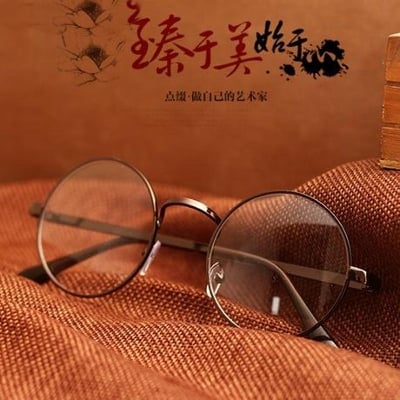 Picture of Classic Style Small Round Shape Sunglasses for Men/Women(Null) - White