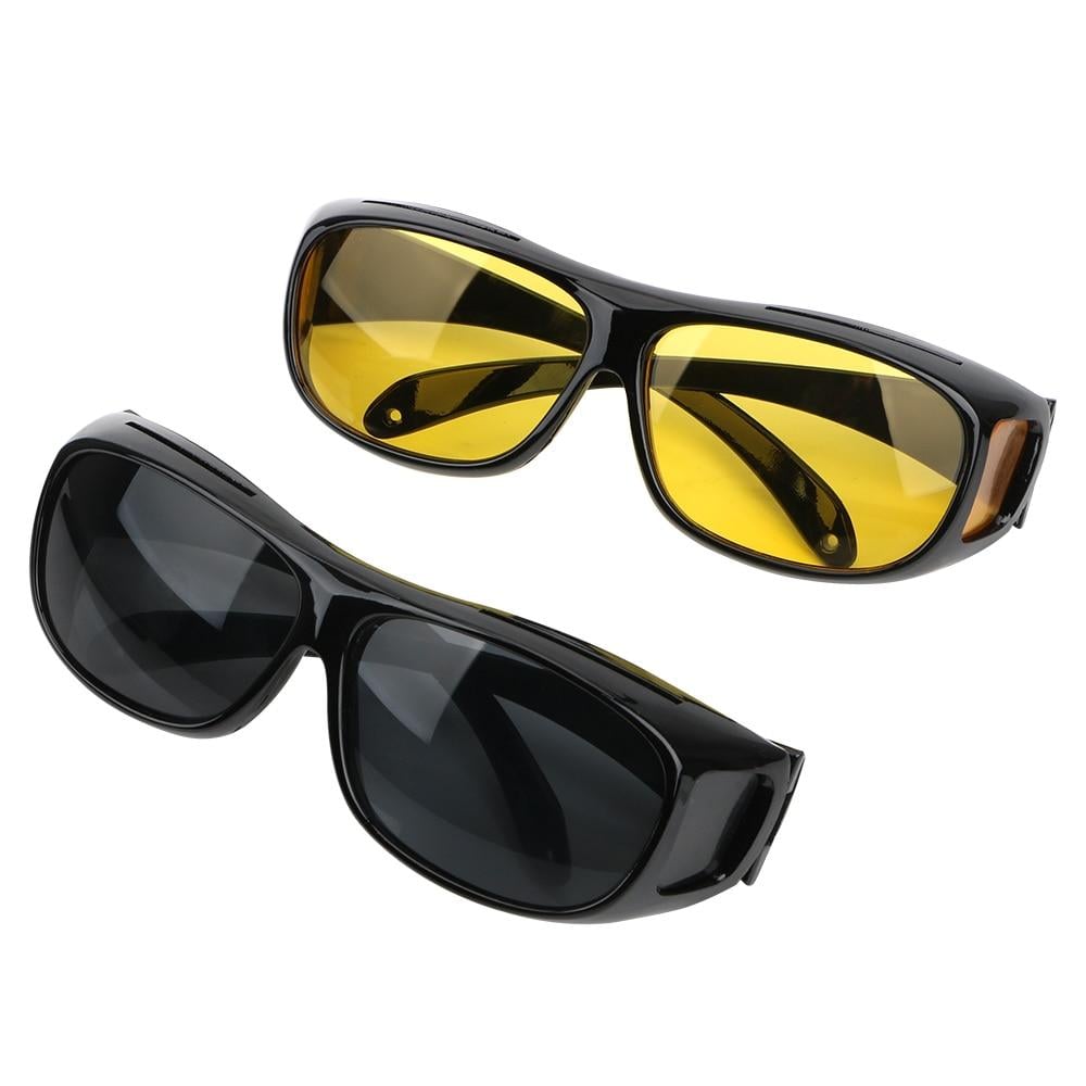 Picture of Night Driving Glare Night Vision Sunglass Goggles - Yellow