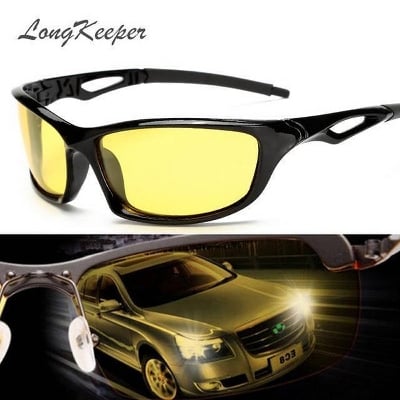 Picture of Night Driving Glare Night Vision Sunglass Goggles - Sun Glass - Yellow
