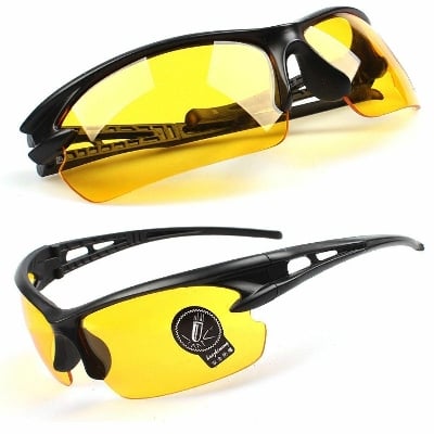 Picture of Hd Definition Aviator Night Vision Glasses Driving Sunglasses Yellow Lens(Null) - Sun Glass For Men - Sunglasses For Men - চশমা ছেলেদের - Sun Glass For Men - Sun Glass For Men - Yellow