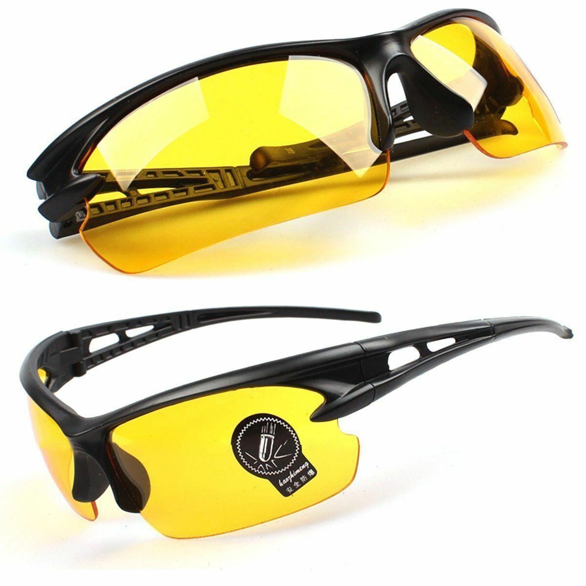Picture of Hd Definition Aviator Night Vision Glasses Driving Sunglasses Yellow Lens(Null) - Yellow
