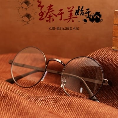 Picture of Vintage Inspired Metal Round Circle Sunglass(Null) - Sun Glass For Men - White