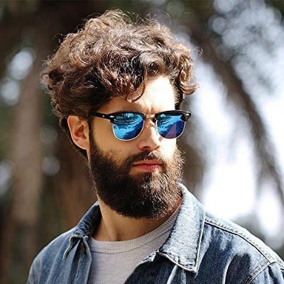 Picture of Black Ring Master Sunglasses(Null) - Blue