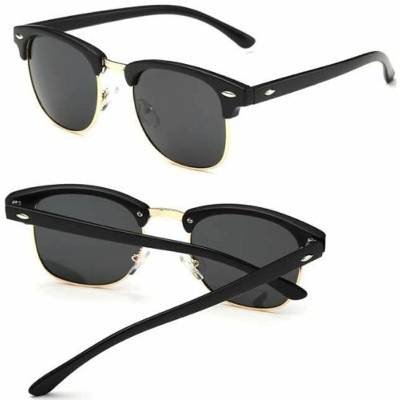 Picture of Black Ring Master Round Sunglasses(Null) - Black