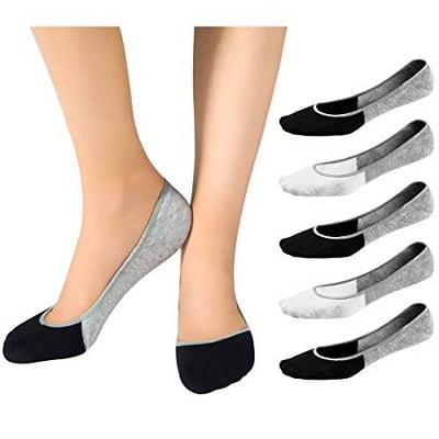 Picture of Men No Show Low Cut Loafer Socks - Black