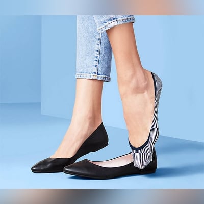 Picture of Men's Invisible Sock Liners - Black
