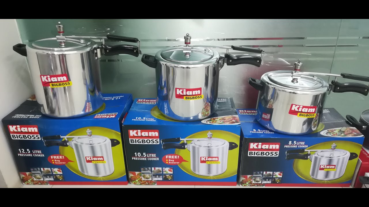 Picture of Kiam BIGBOSS Pressure Cooker (ORDER AS PER SIZES) (Silver8.5L)