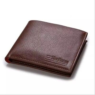 Picture of MenBense Mens Wallet Luxury Leather Wallets Slim Purses - Brown